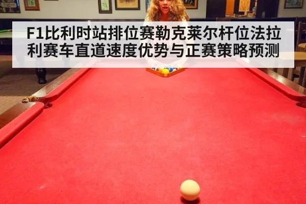 F1比利时站排位赛勒克莱尔杆位法拉利赛车直道速度优势与正赛策略预测（leyu）